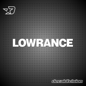 Lowrance Fish Finder Logo Sticker
